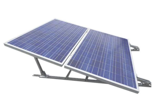 Concrete slab flat roof solar mounting (9)