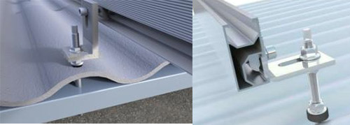 Roof adjustable solar mounting