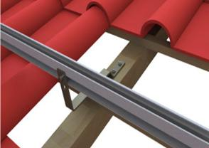 Tile roof solar mounting (10)