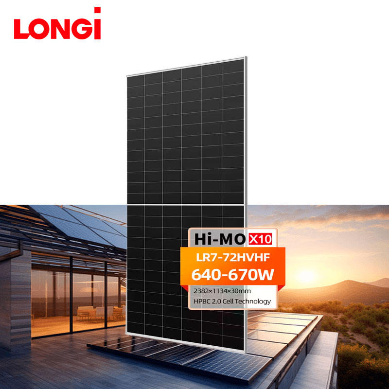 Cheap Longi Anti-Dust Himo X10 Guardian 640-670W Solar Panel